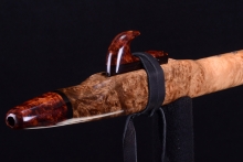Myrtle Burl Native American Flute, Minor, Mid G-4, #H37D
